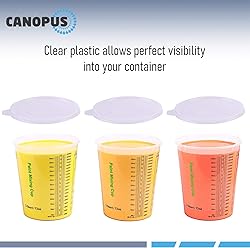 CANOPUS 72-oz Paint Mixing Cups, Pack of 12 Cups