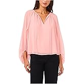 Vince Camuto Womens Ballon Sleeve Blouse