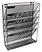 iLife Designs Wall Mount Vertical Paper Organizer Tray | Hanging File Folder for Mail Letter Document Office Organization [2019]