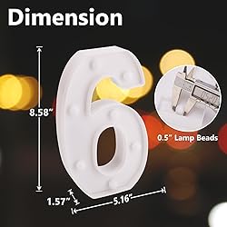 LED Marquee Sign Light Up Letters, 26 Alphabet