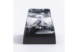 ULTRAEQUIP Artisan Keycaps - Epoxy Resin Handmade Keycaps Esc Replace Key 1U Size fit MX Switch for Mechanical Keyboard (Famo