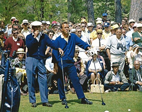 Golf Collectibles Arnold Palmer and Ben Hogan Smoking at The tee During a Round of Photo Picture
