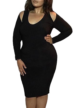 amazon plus size club dresses
