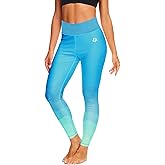 Deerose Print Swim Pants for Women Sun Protection High Waisted Swimming Leggings Rash Guard Pants