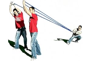 TIMI TREE Water Balloons Launcher 500 Yard Toys 3 Person T Shirt Launcher Slingshot Water Ballons, The Heavy Duty Football Potato Launcher Giant Sling shots for Adults