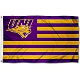 Northern Iowa Panthers Stars and Stripes Nation Flag