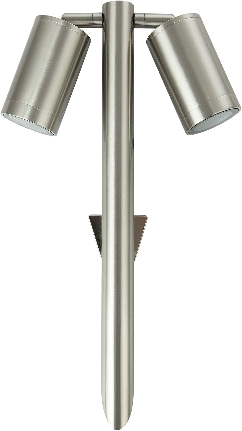UKEW Twin Garden Spike Light, Adjustable Head GU10 LED Spike Lamp