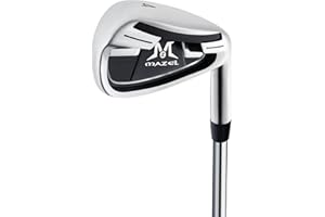 MAZEL Golf Individual Iron 1,2,3,4,5,6,7,8,9, Golf Iron with Steel Shafts for Right Handed Golfers
