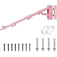 Selens Ring Light Wall Mount 39.37''/100cm with 180° Swivel Boom Arm for Beauty Salons, Barber, Tattoo, Live Streaming, Recording, Pink