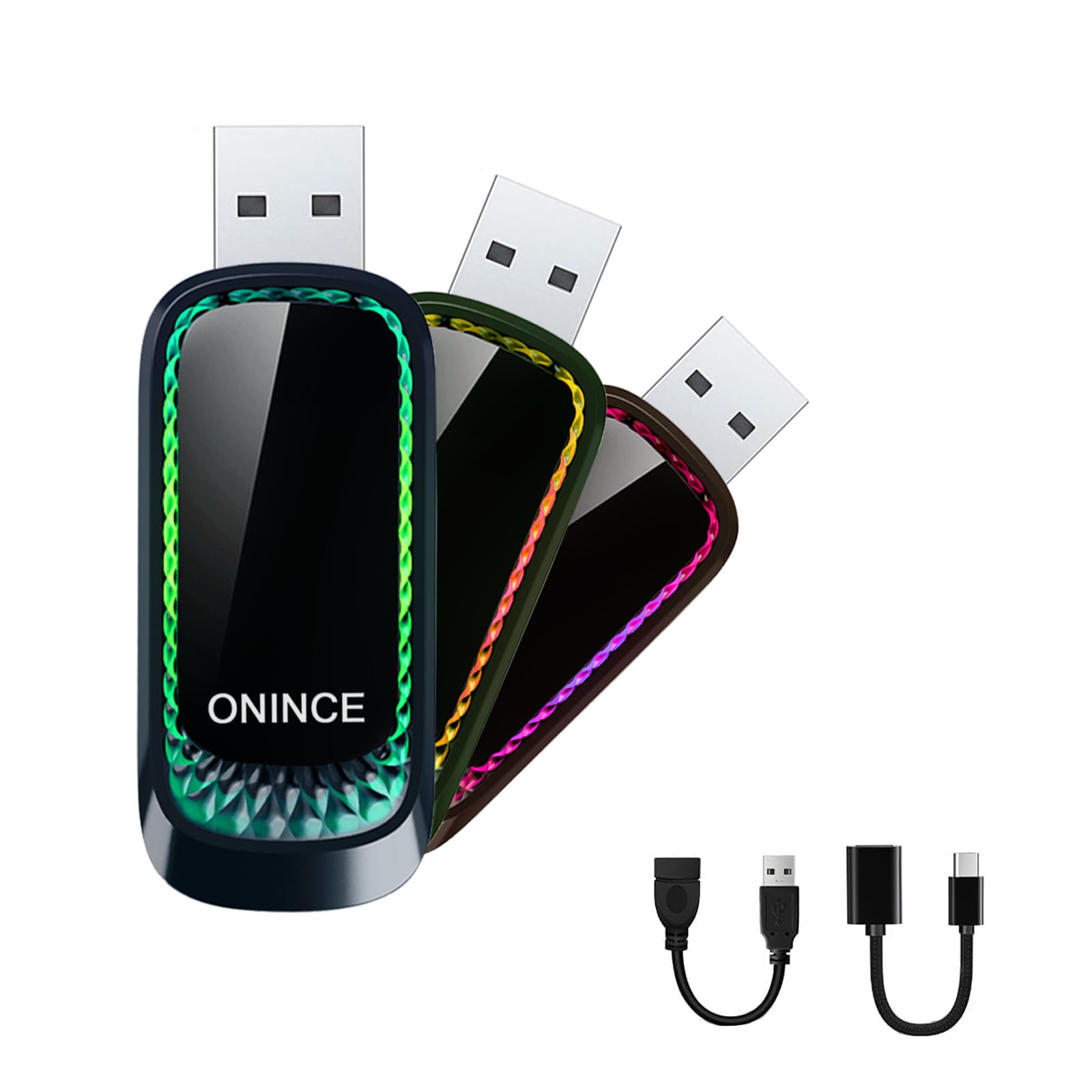 Photo 1 of Apple CarPlay Wireless Adapter (2025 Upgrade) – Convert Wired CarPlay to Wireless, Stable Connection, RGB Ambient Lighting, Compatible with Wired CarPlay Cars & iPhone