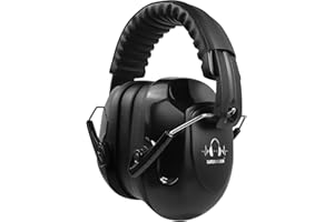 SAFEBUILDER Ear Muffs Noise Reduction SNR 33dB Adjustable Lightweight Safety Earmuffs Sound Proof Noise Cancelling ANSI