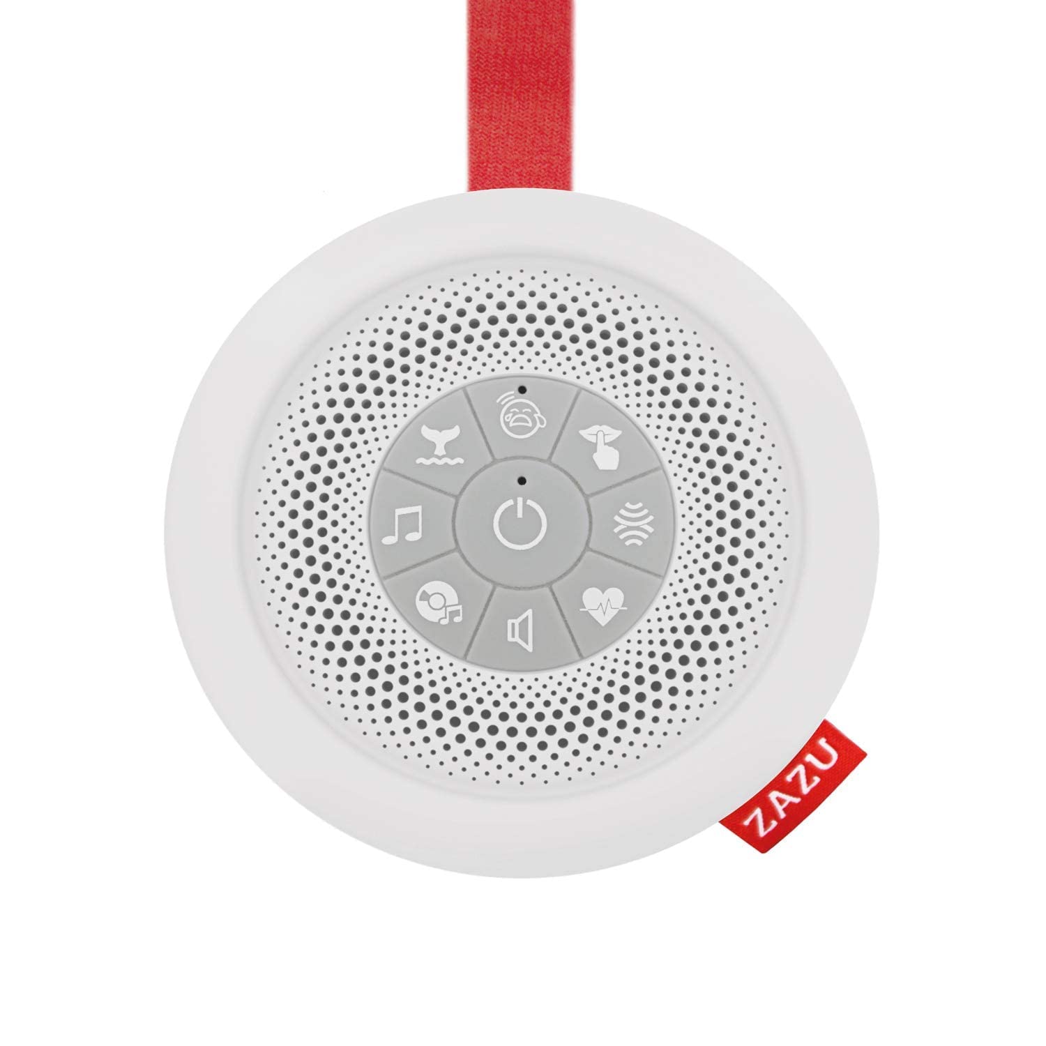 ZAZU Suzy The Baby Shusher - Toddler Sleep Aid & Baby Soother | 7 Soothing Melodies Including Heartbeat and White Noise | On-The-Go Sound Machine with Cry Sensor | Variable Volume | Auto Off