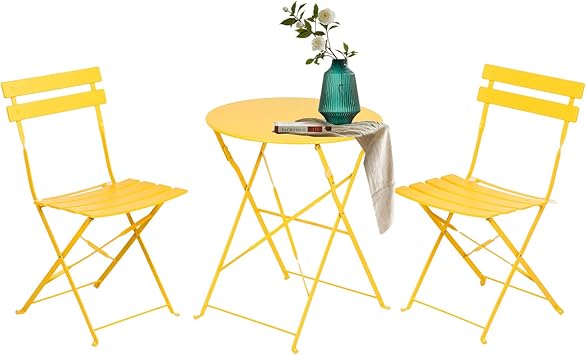 Amazon.de: Grand patio Bistro Set 3 Stück, Gartenmöbel Set, Sitzgruppe