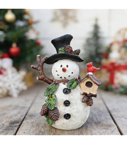 Amazon.com: Joyful Snowman with Candy Cane : Home & Kitchen