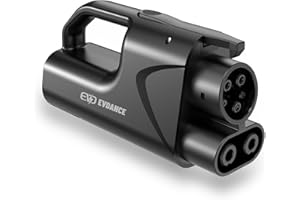 EVDANCE NACS to CCS1 Adapter with Interlock for Tesla Superchargers – 500A 1000V CCS1 Fast Charging Compatibe with Supercharger – Compatible with Ford, Rivian[Check with Your Automaker for Compatibility]