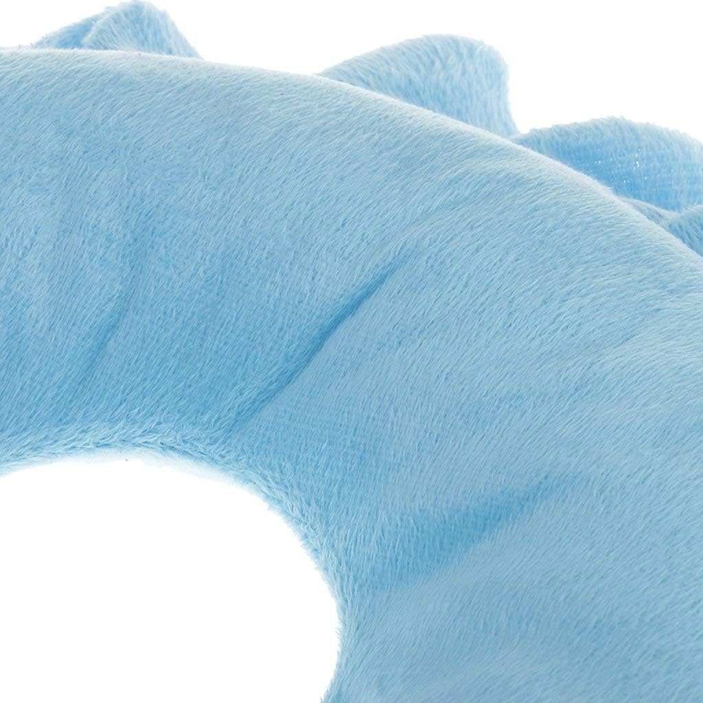 U Shaped Neck Support Cushion Soft Spa Salon Massage Table Cradle Face Pillow Neck Head Cushion Travel Flight Neck Pad - Sky Blue: Garden & Outdoor
