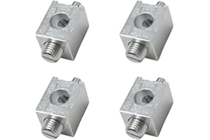 MENGMAIN 4-Pack #4-2/0 Neutral Lug Kit Circuit Breaker Ground Lugs Aluminum Ground Lug for Electrical Connections (4)
