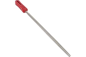 CNBTR 10Inch Round Diamond Coating 180 Grit File for Filling Tool, 250mm Length Mill File for Polishing and Grinding