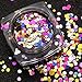 Hot Nail Art! AMA(TM) 12 Boxes Mixed Mini Round Thin Nail Art Glitter Paillette Shinning Nail Mirror Powder Nail Tip Bottle Gel Polish Decoration Makeup Art DIY Chrome Pigment (Multicolor)