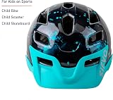 SIFVO Kids Bike Helmet with Visor 5-14 Adjustable Lightweight 50-57cm view 2
