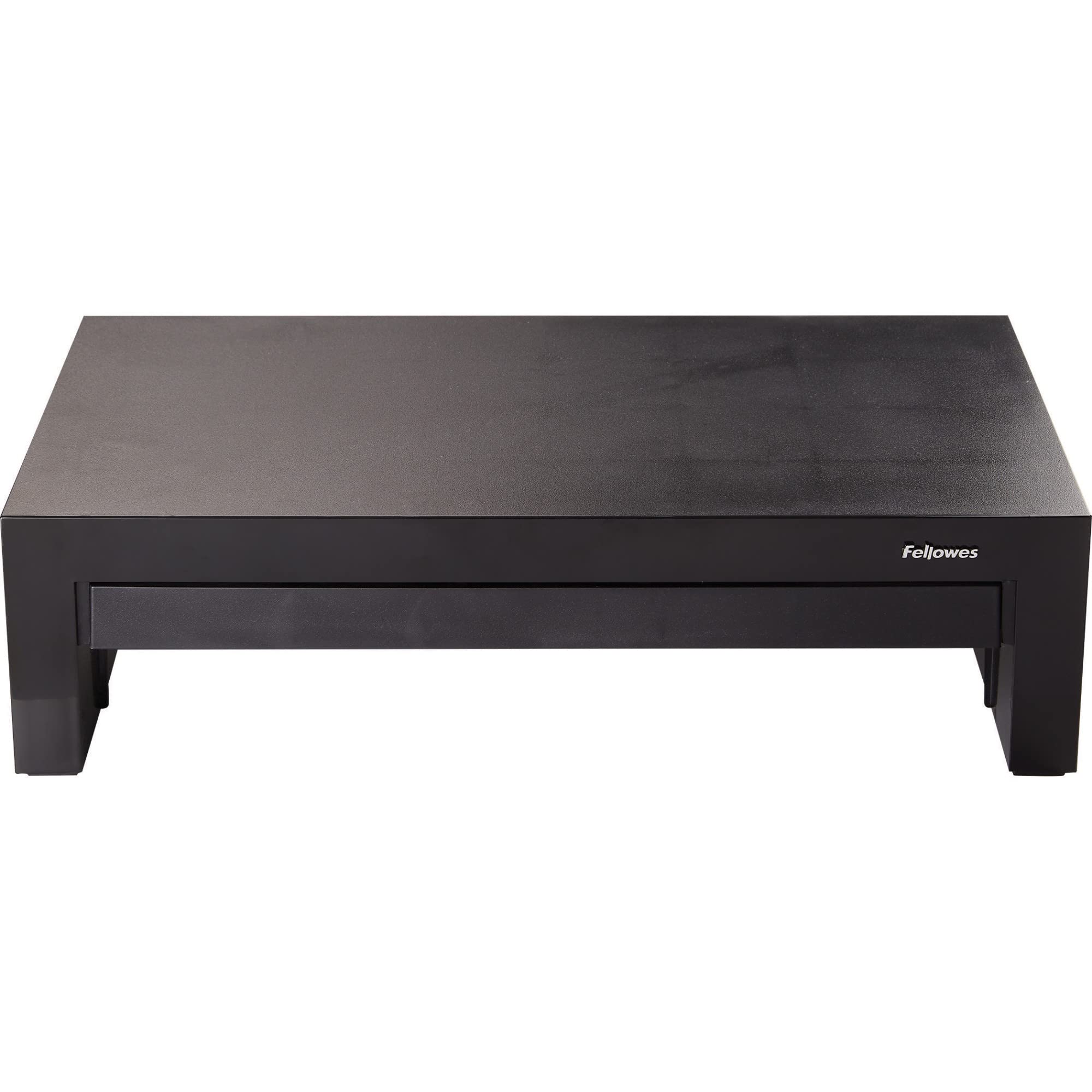 Fellowes Support Moniteur Designer Suites, 3 Hauteurs Possibles, Support Ecran PC Jusqu'À 21", Tiroir De Rangement, Noir