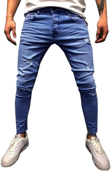 Pantalon jeans bleu Clearance