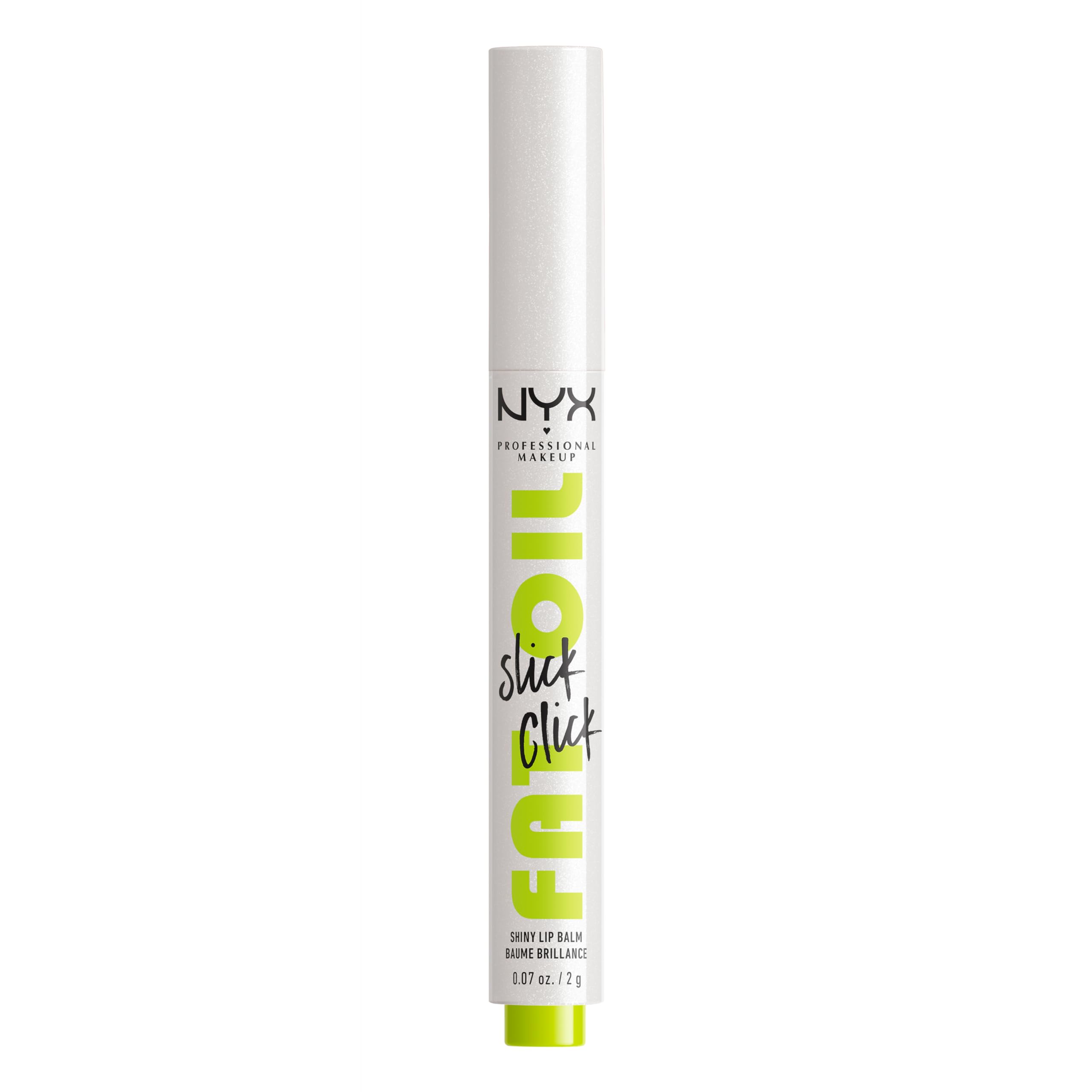 NYX Professional Makeup Lip Balm, A Hint of Colour, Infused with Oils for Long Lasting Hydration, Lightweight & Vegan Formula, Fat Oil Slick Click, Main Character