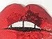 Special100% 2 PC Large Red Lips Patches,Iron On Patches Or Sew on for Clothing Glitter Sequin Embroidered, Red Sequins Lip Patch DIY Motif Embroidered Applique Craft