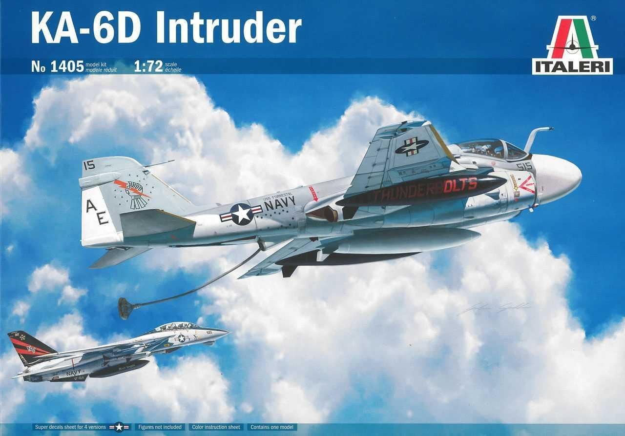 Italeri 510001405 1:72 KA-6D Intruder, Vehicle