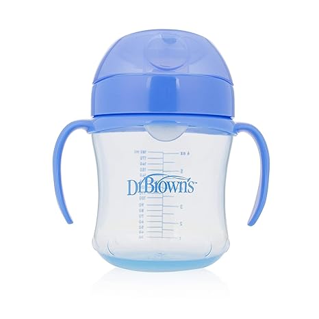 Dr. Browns Natural Flow Soft-Spout Transition Cup Assorted - 180ml/6oz (TC61001-INTL)
