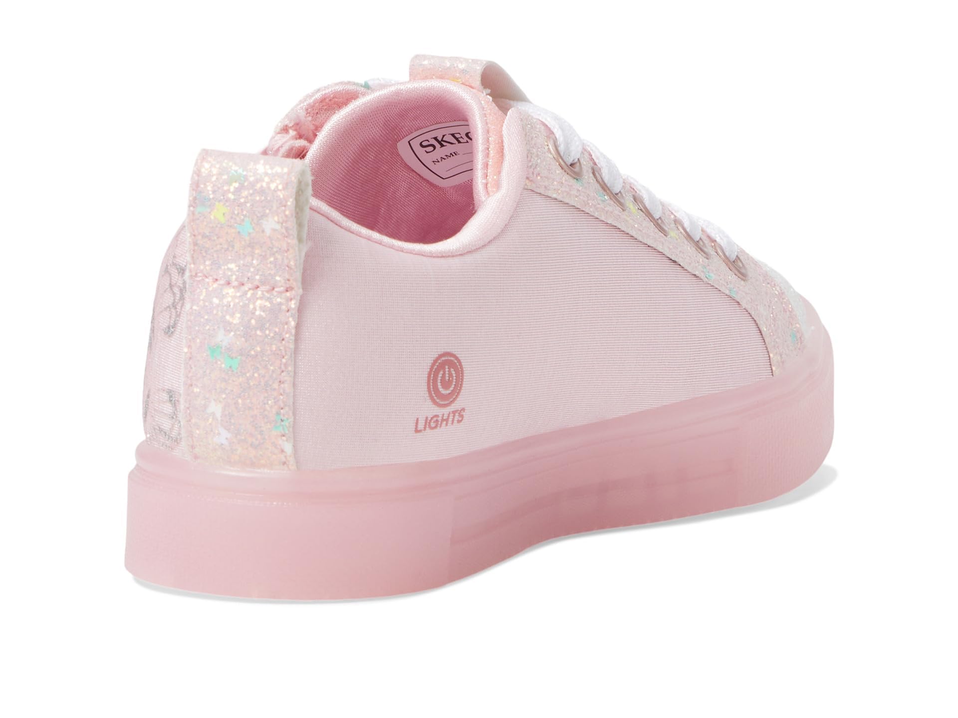 Skechers Girl's Twinkle Sparks Ice-Heather – Light-Up Sneakers, Cushioned Comfort, Flexible Sole