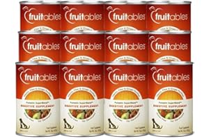 Fruitables Pumpkin Digestive Supplement – Made with Pumpkin for Dogs – Healthy Fiber Supplement for Pet Nutrition – 15 ounces (Pack of 12)