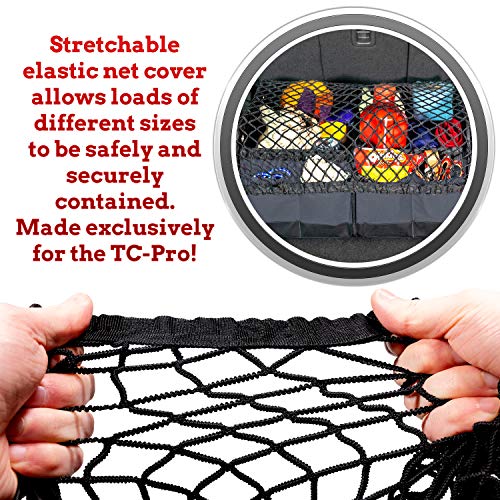 TrunkCratePro Premium Multi Compartments Collapsible Portable Trunk Organizer Cover for auto, SUV, Truck, Minivan (Net Cover Only for Sale)