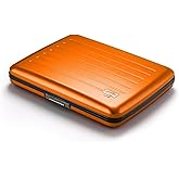 ÖGON -DESIGNS- Aluminum wallet, Large capacity with metal lock, RFID Protection against fraud and demagnetization, Smart Case OSLO Large model