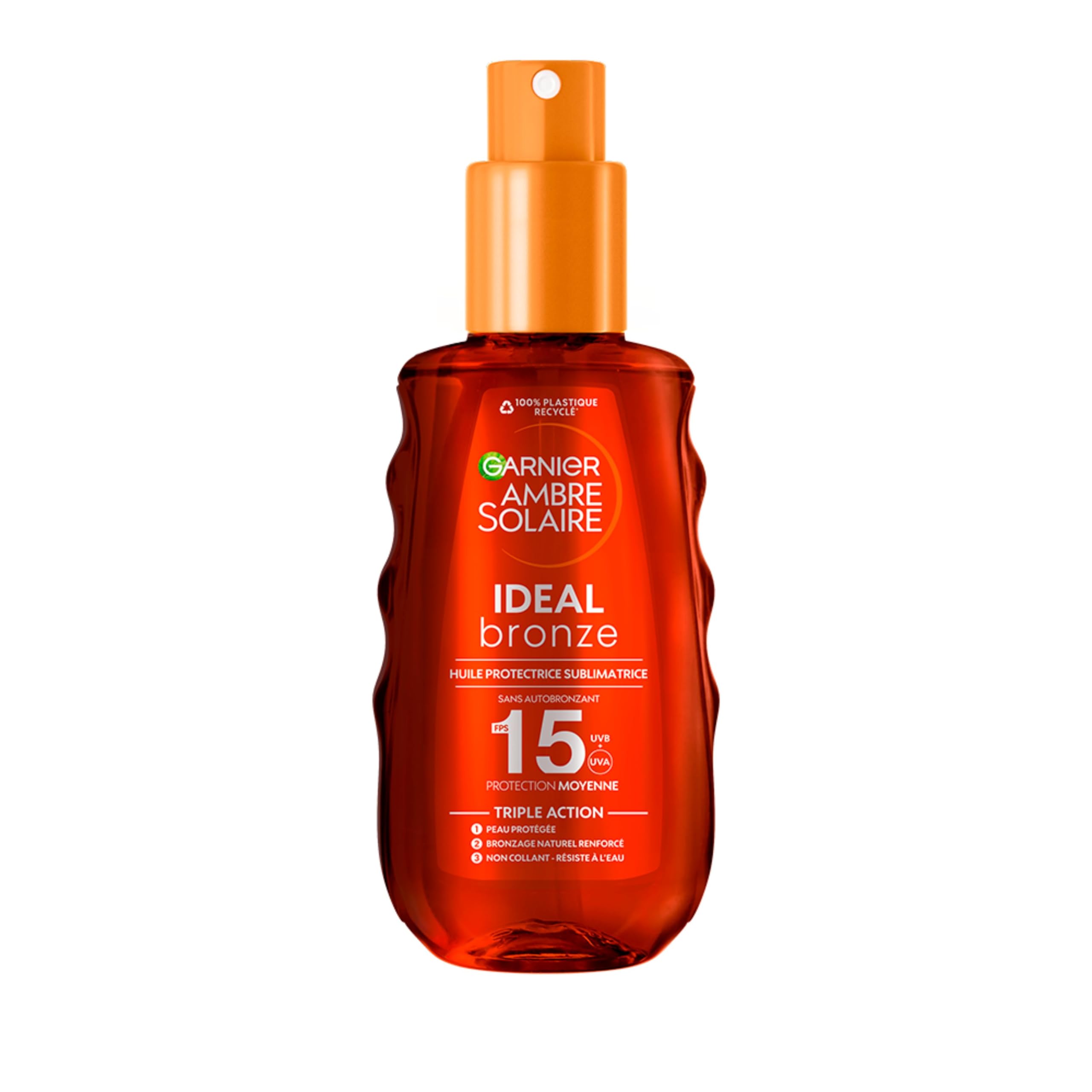 Garnier Ambre Solaire Ideal Bronze Sublimation Protective Oil Tan Sublimation Protective Oil FPS15
