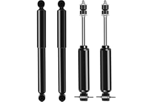 ECCPP shock Struts shock absorbers for 1985-2005 for Chevy Astro,1985-2005 for GMC Safari shock Struts for 344082 344081 Front and Rear shocks