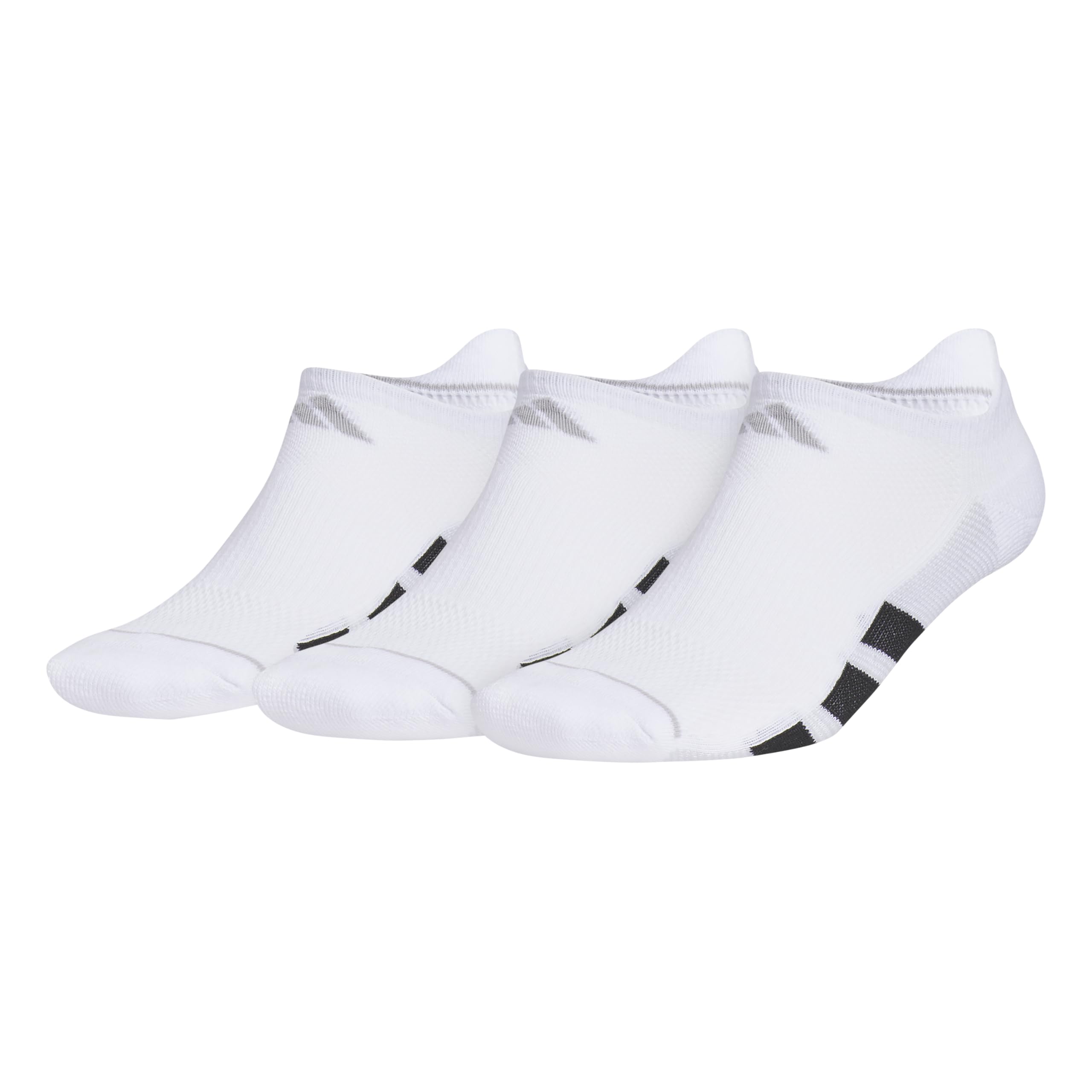 Photo 1 of adidas All Day Training No Show Socks engineered for sport performance with targeted cushioning for running (3-Pair)