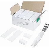 NATURALABEL Self-Adhesive Napkin Bands for Wrapping Silverware - Pack of 2,000, Paper Napkin Rings for Family Reunion, Birthd