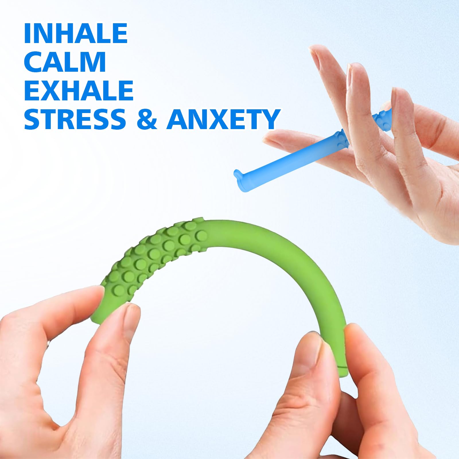 Chewable Breather Quit,3PCS Chewable Essential Oil Breath Stick,Breather Stick with Essential Oil for Aromatherapy on The Go Natural Focus