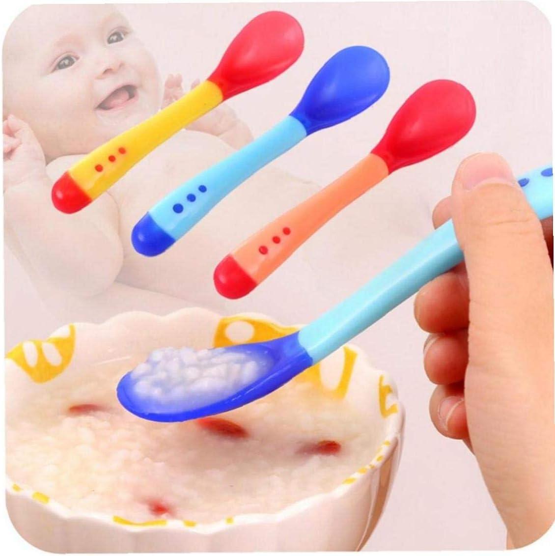 Casecover Qualite Alimentaire Silicone Alimentation Cuillere Bebe Cuiller Cuillere En Silicone Pour Lalimentation Du Nourrisson Bebe Sevrage Couleur Aleatoire Le Repas De Bebe Bebe Et Puericulture Mkyra Org