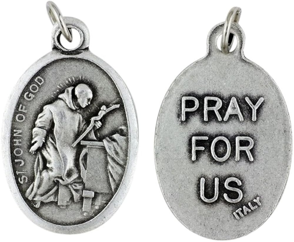 Saint John of God Patron of Those with Heart Disease Silver