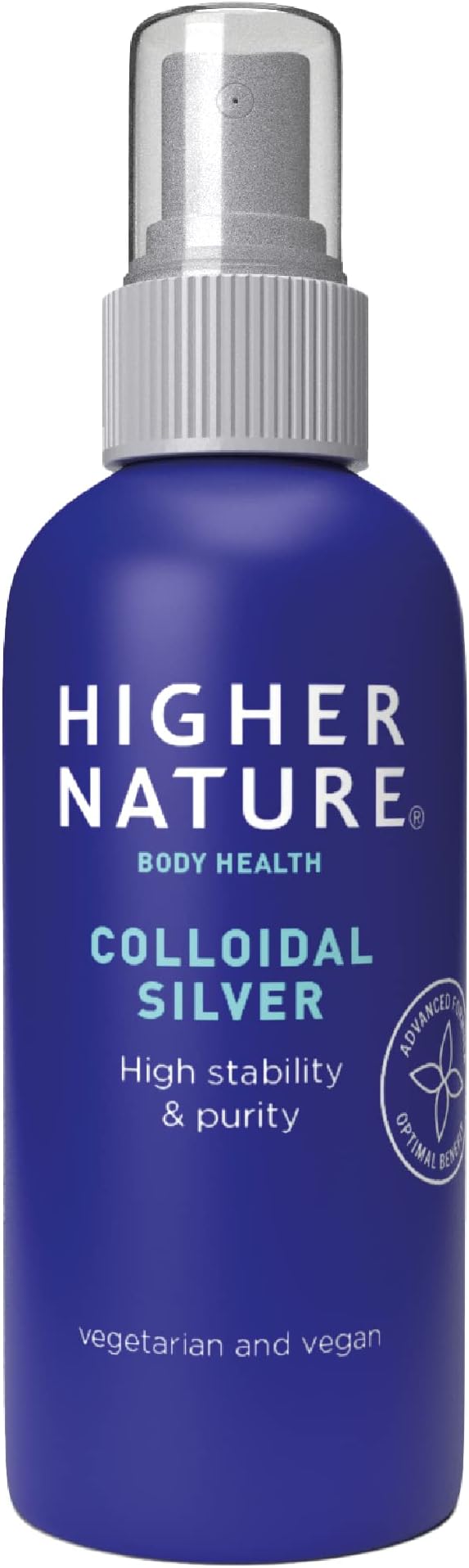 Higher Nature Colloidal Silver 15ml Purified Water with Premium Silver