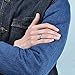 King Will 9mm Basic Wedding Ring For Men with Brushed Matte Surface Beveled Polished Edge Comfort Fit 7.5