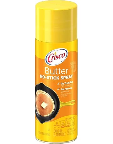 بخاخ طهي غير لاصق بالزبدة خالٍ من الدهون من كريسكو