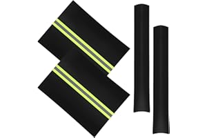 Bylion 4 Pcs Side Mirror Covers & Windshield Wiper Covers for Trucks Cars SUVs Vans 210D Oxford Cloth with Reflective Strip Velcro Thickened Anti-Freeze, Protect from Bird Poop Ice Snow Frost Dew Rain