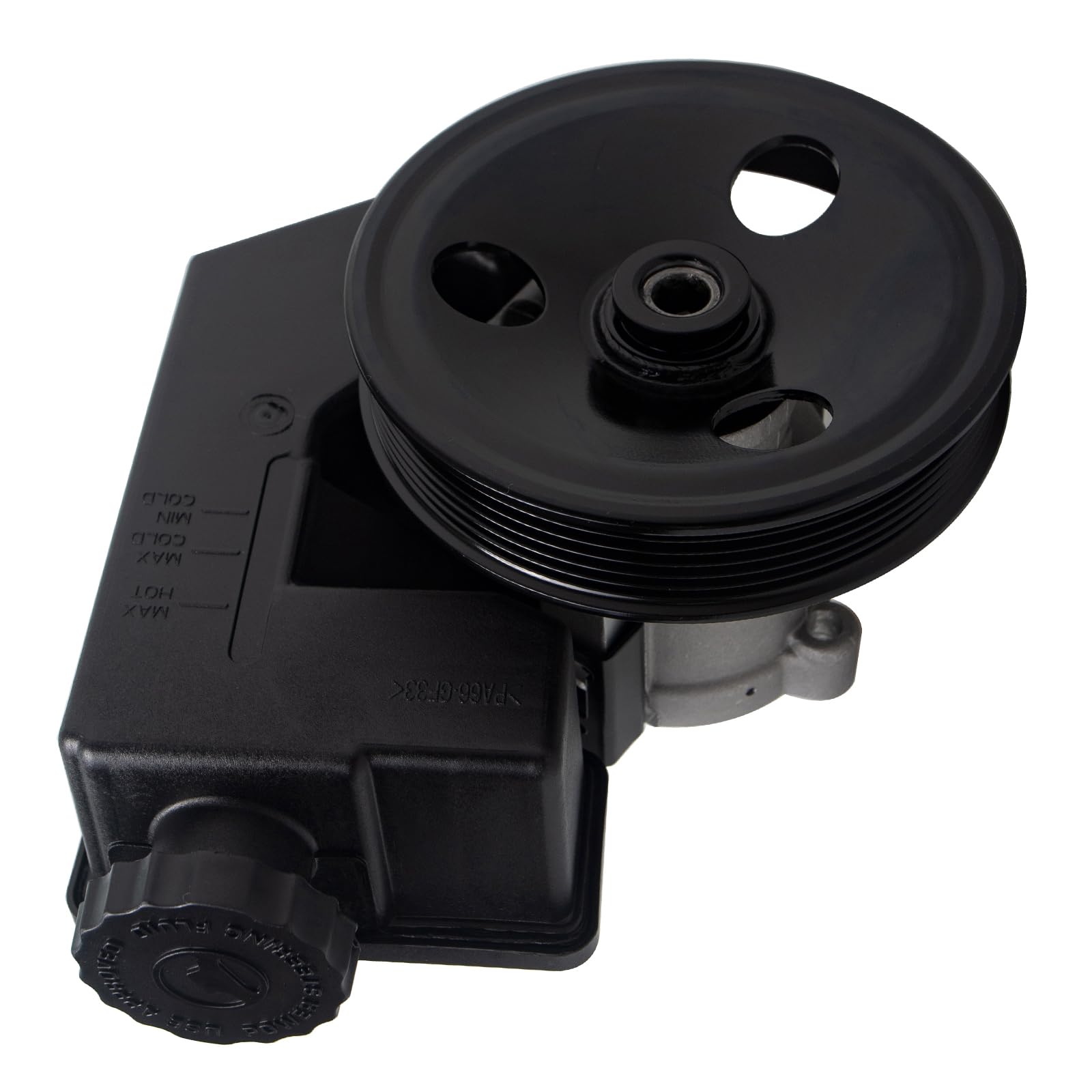 Photo 1 of AUQDD 20-64610 Power Steering Pump w/Pulley (For V6-3.7L) Compatible With 2002 03 04 05 2006 Je-ep Liberty (Power Assist Pump Replace 96-64610 52088710AA 52088710AD 53013493AA 4892371AA 733-75141)