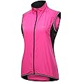 Outto Women's Reflective Running Cycling Vest for Safty and Windproof