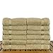 Chakir Turkish Linens Turkish Cotton Luxury Hotel & Spa Bath Towel, Wash Cloth - Set of 12, Driftwood