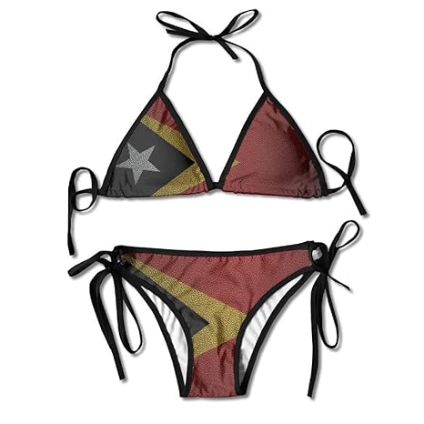 Halloween Black Large Raven Crows Women Bikini Two-Piece Swimsuit