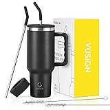 VUSIGN 40 oz Tumbler with Handle and Straw